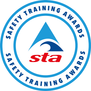STA Mermaid and Monofin Swim Instructor certification badge, South Devon